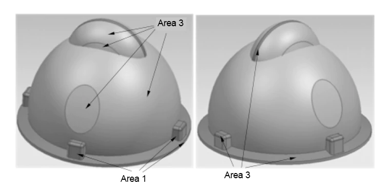 Figure 2 Helmet mold CAD model Figure 2 Helmet mold CAD model