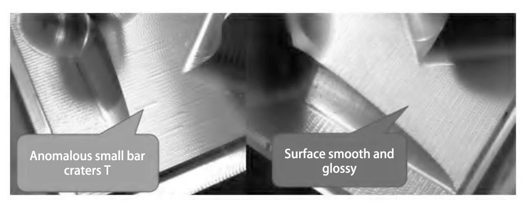Fig. 2 Comparison of free form surface machining Fig. 2 Comparison of free form surface machining