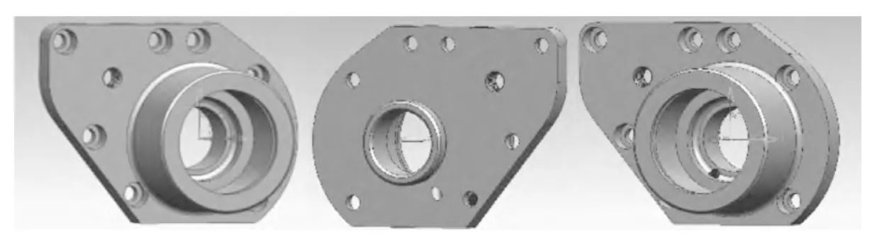 Figure 2 three dimensional drawing of the part
