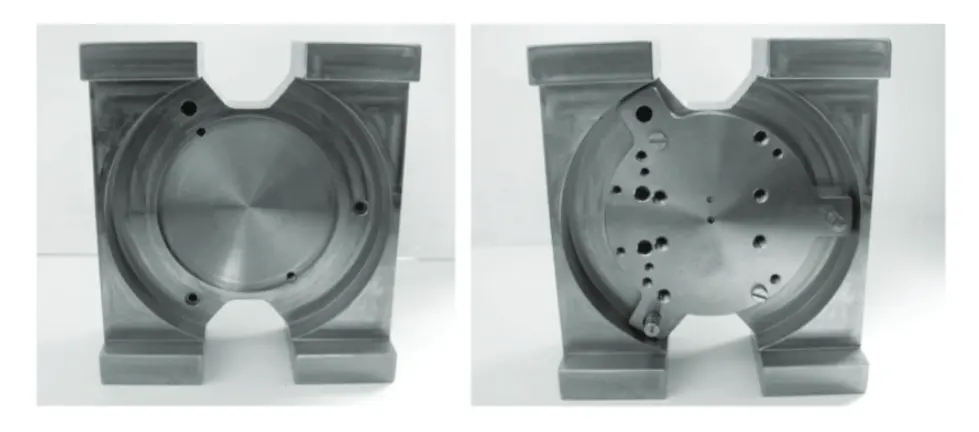 Figure 6 Benchwork hole enlargement jig and its installation diagram Figure 6 Benchwork hole enlargement jig and its installation diagram