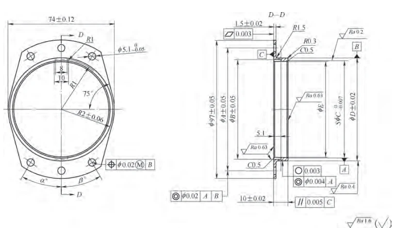 Figure 2 Flange part structure Figure 2 Flange part structure