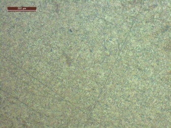 Figure 7 Microstructure of the material before stress removal Figure 7 Microstructure of the material before stress removal