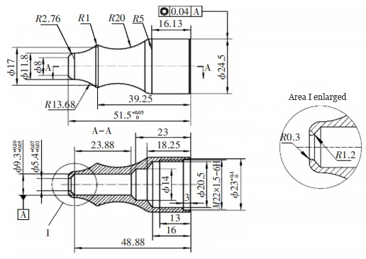 Figure 1 Rotating Sleeve Part Drawing