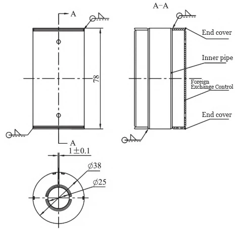 Figure 2 Structural Dimensions of Thin Walled Titanium Alloy Non Standard Shell Figure 2 Structural Dimensions of Thin Walled Titanium Alloy Non Standard Shell