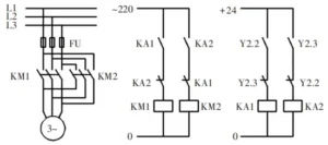 Figure 3 Main Circuit and Control Circuit of the Four Sided Tool Holder Figure 3 Main Circuit and Control Circuit of the Four Sided Tool Holder