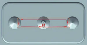 Figure 14 Roughing Feed Path Diagram