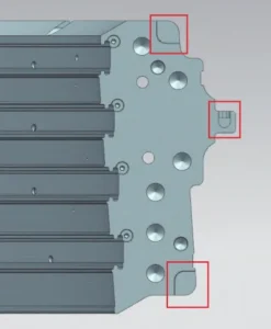 Figure 17 Center Parting Open Groove
