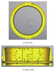 Figure 8 Overall Machining Coordinate System Position