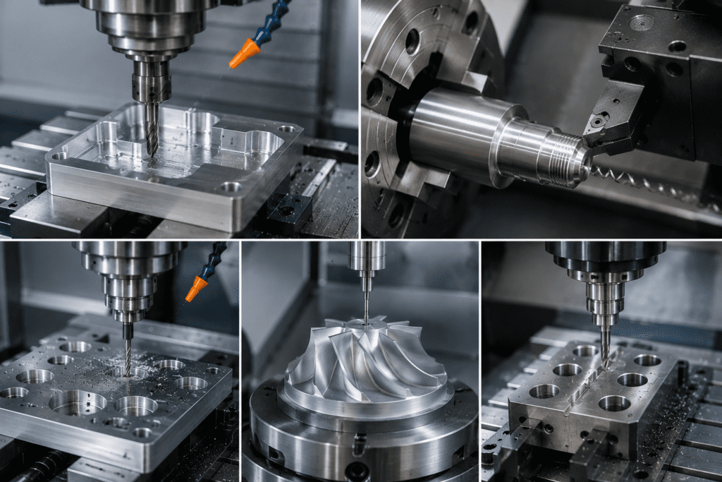 CNC machining process CNC machining process