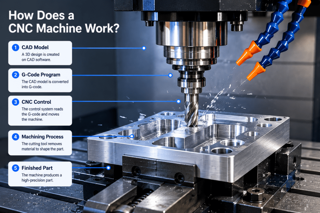 How Does a CNC Machine Work