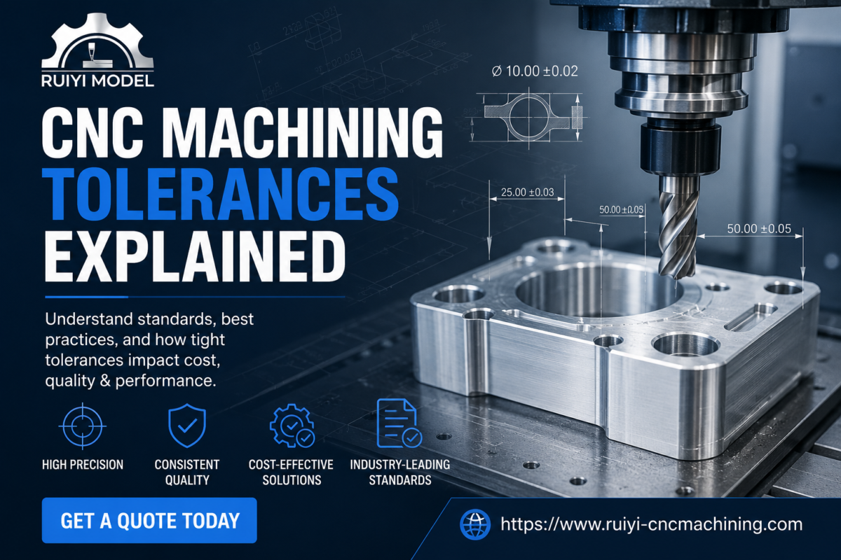CNC machining tolerances explained