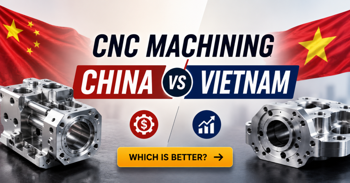 CNC machining: China vs Vietnam