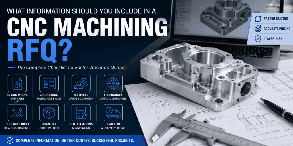 CNC machining RFQ checklist guide