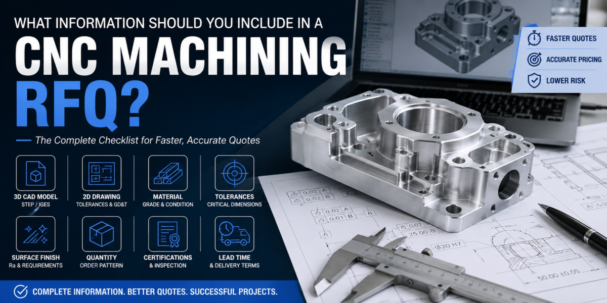 CNC machining RFQ checklist guide