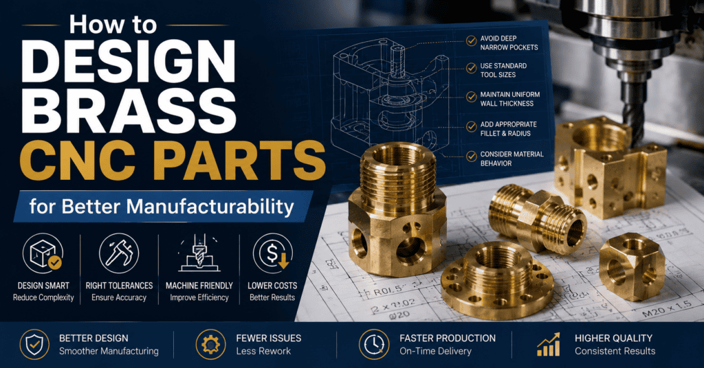 How to Design Brass CNC Parts for Better Manufacturability