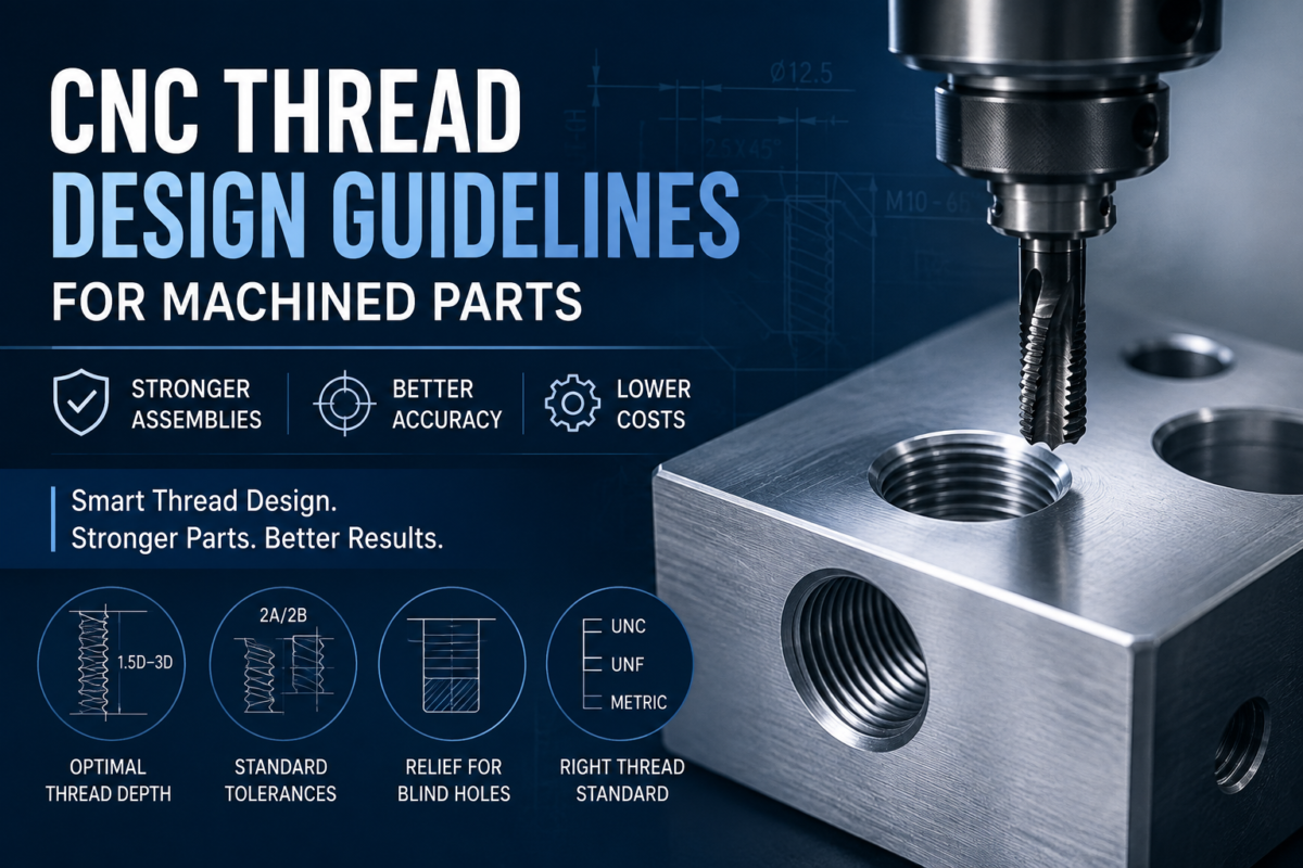 CNC Thread Design Guidelines