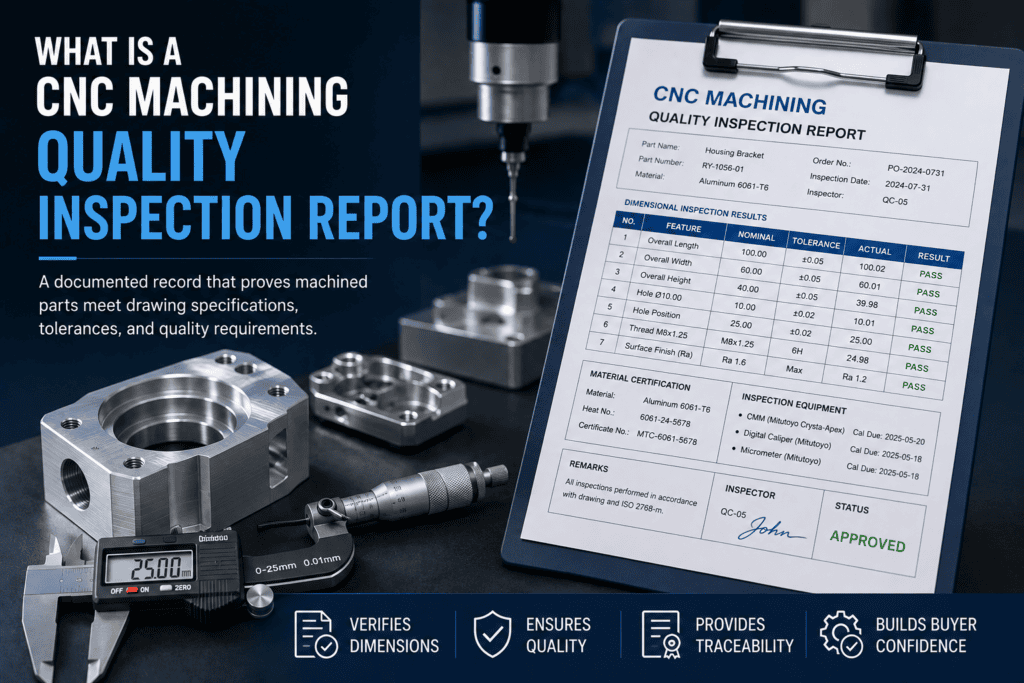 What Is a CNC Machining Quality Inspection Report?